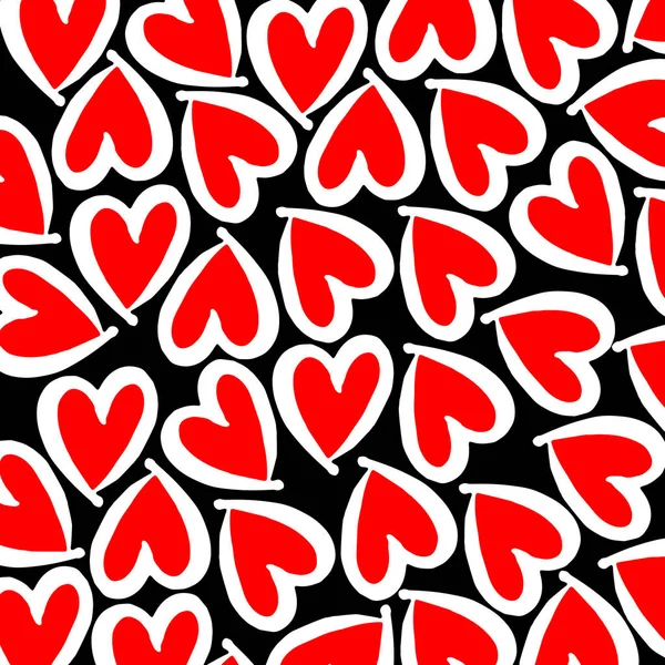 Corazón vector rojo día símbolo elemento amor icono diseño color romántico — Vector de stock