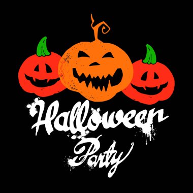 Cadılar Bayramı Balkabağı vektör sonbahar tatil turuncu simge