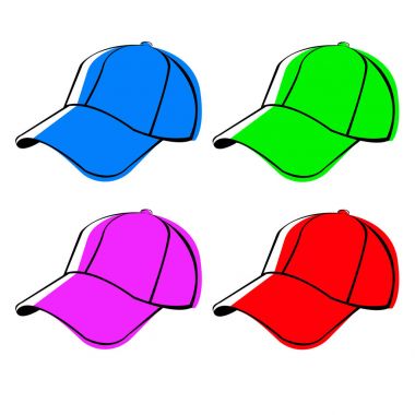 şapka, kapağı, beyzbol, moda, üniforma, vektör, spor, beyaz, illüstrasyon, giyim