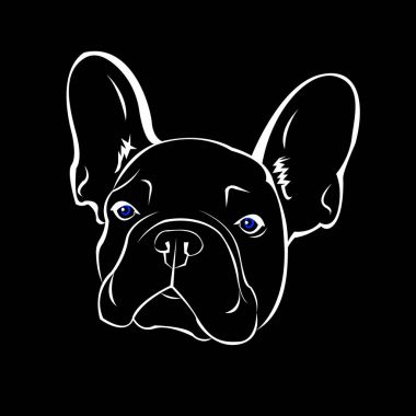 köpek vektör doğurmak şirin evde beslenen hayvan hayvan bulldog Fransız