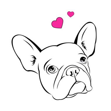 köpek vektör doğurmak şirin evde beslenen hayvan hayvan bulldog Fransız