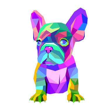 köpek vektör doğurmak şirin evde beslenen hayvan hayvan bulldog Fransız