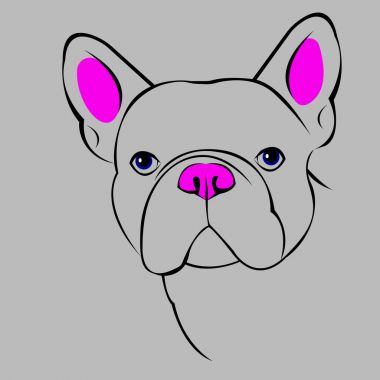 köpek vektör doğurmak şirin evde beslenen hayvan hayvan bulldog Fransız