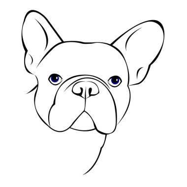 köpek vektör doğurmak şirin evde beslenen hayvan hayvan bulldog Fransız