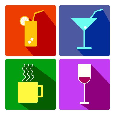 vektör içki kokteyl cam bar alkol