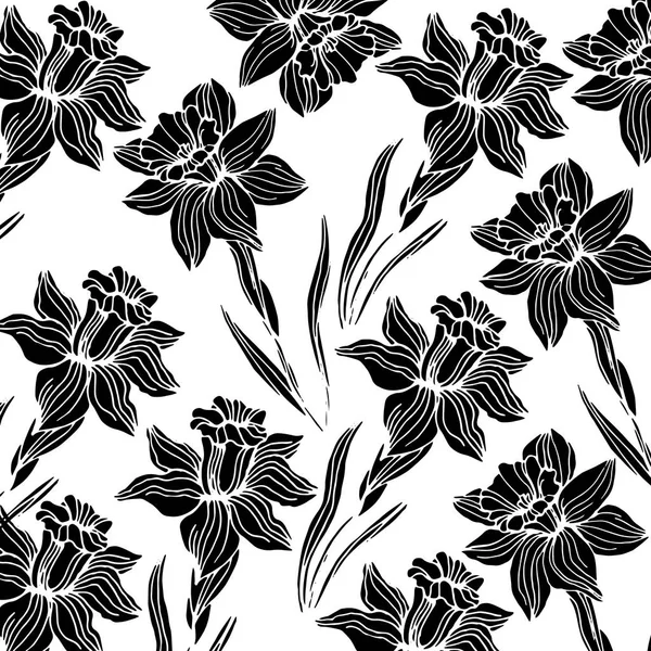 Fleur vecteur floral fond conception illustration décoratif — Image vectorielle