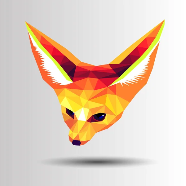Fox vector animal design cartoon illustration wild red cute orange — Stock Vector