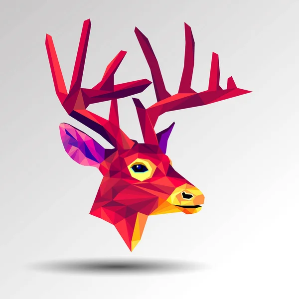Siluety sobů na bílém pozadí. hlava jelena vektorový Portrét zvířat paroh krásy — Stockový vektor