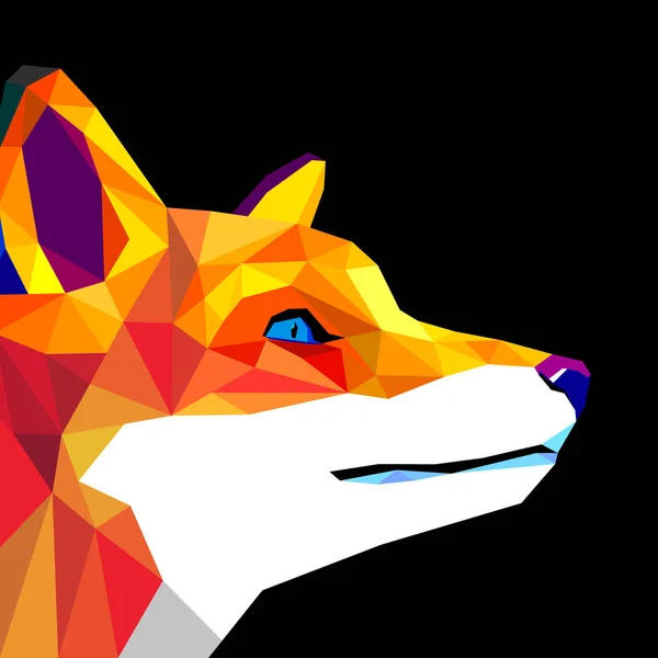 Raposa vetor animal design desenho animado ilustração selvagem vermelho bonito laranja — Vetor de Stock