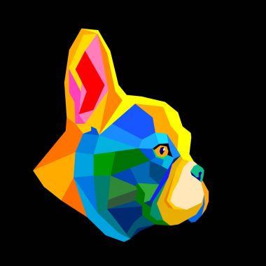 köpek vektör doğurmak şirin evde beslenen hayvan hayvan bulldog Fransız