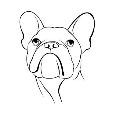 Fransız buldozer. Kıyafetlere yazdırın. Şirin köpek. Fransız buldozer el yapımı.