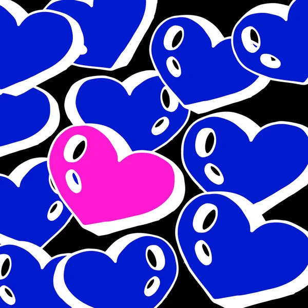 Heart vector red day symbol element love icon design color romantic — Stock Vector