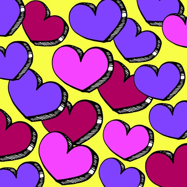 Corazón vector rojo día símbolo elemento amor icono diseño color romántico — Vector de stock