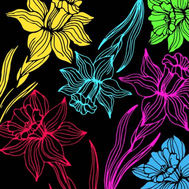 çiçek vektör çiçek arka plan tasarlamak dekoratif