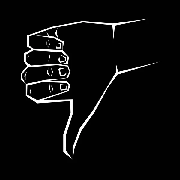 Hand, Vektor, Mensch, Illustration, Finger, Symbol, Symbol, Konzept, Design — Stockvektor