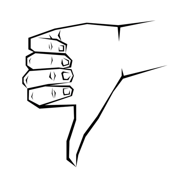 Hand, Vektor, Mensch, Illustration, Finger, Symbol, Symbol, Konzept, Design — Stockvektor