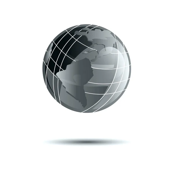 Globe świata ziemi świecie planety wektorowych — Wektor stockowy