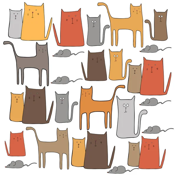 vektör kedi Karikatür hayvan şirin tasarımı komik evde beslenen hayvan sanat illüstrasyon kedi yavrusu