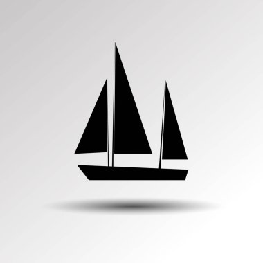 Sailfish tekne vektör çizim okyanus deniz seyahat çizim tasarım çapa gemi
