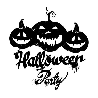 Cadılar Bayramı Balkabağı vektör sonbahar tatil turuncu simge