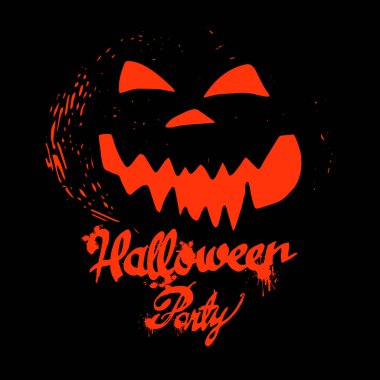 Cadılar Bayramı Balkabağı vektör sonbahar tatil turuncu simge