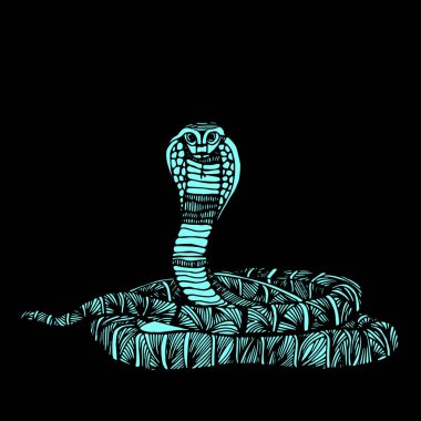 Sevimli hayvanlar yılan. Şirin komik yılan. T-shirt tipografi grafiği