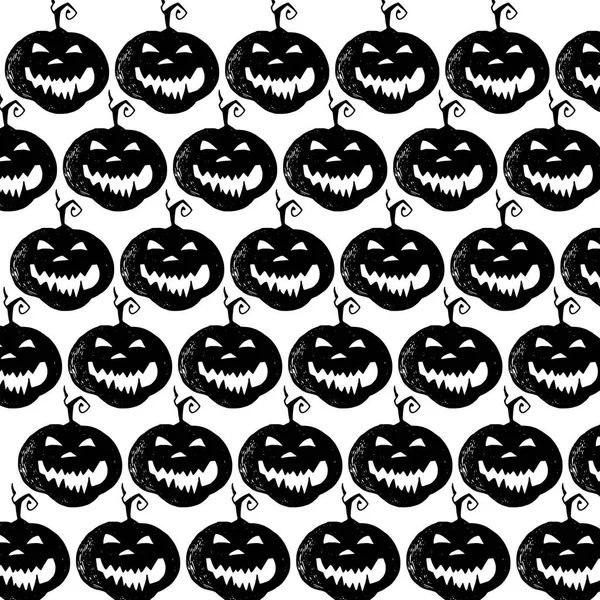 Halloween calabaza vector otoño vacaciones símbolo naranja — Vector de stock
