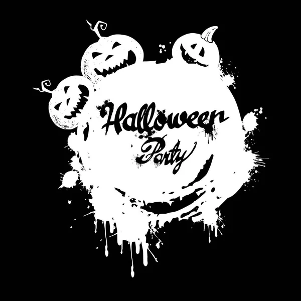 Halloween calabaza vector otoño vacaciones símbolo naranja — Vector de stock