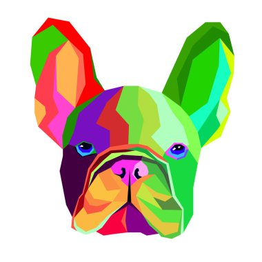 köpek vektör doğurmak şirin evde beslenen hayvan hayvan bulldog Fransız