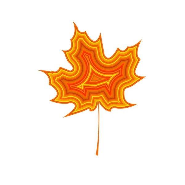 Fond d'automne avec des feuilles. Illustration vectorielle feuille d'érable — Image vectorielle