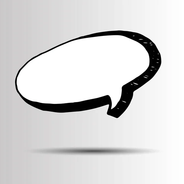 Ikon desain latar belakang bubble illustration tandai templat suara vektor iklan badge banner - Stok Vektor
