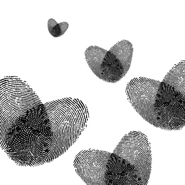 Print, finger, fingerprint, vector, crime, identity, thumb, thumb, thumprint, unique, security — стоковый вектор