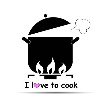 Tencere mutfak gıda illüstrasyon nesne vektör yemek