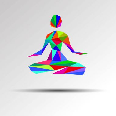 Yoga sağlık meditasyon poz vektör kız illüstrasyon vücudunuzun rahatlamasını zen fitness