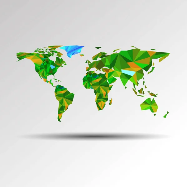 세계 지구 벡터 여행 그림 지리 지도 호주 아프리카 아시아 행성 — 스톡 벡터