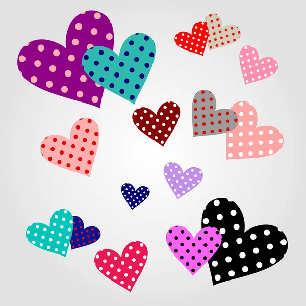 Coeur vecteur rouge élément symbole amour — Image vectorielle