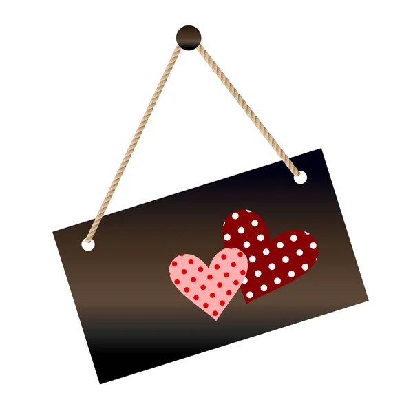 Corazón vector rojo símbolo elemento amor — Vector de stock