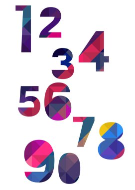 sayı vektör tasarım sembolü rakam Okulu