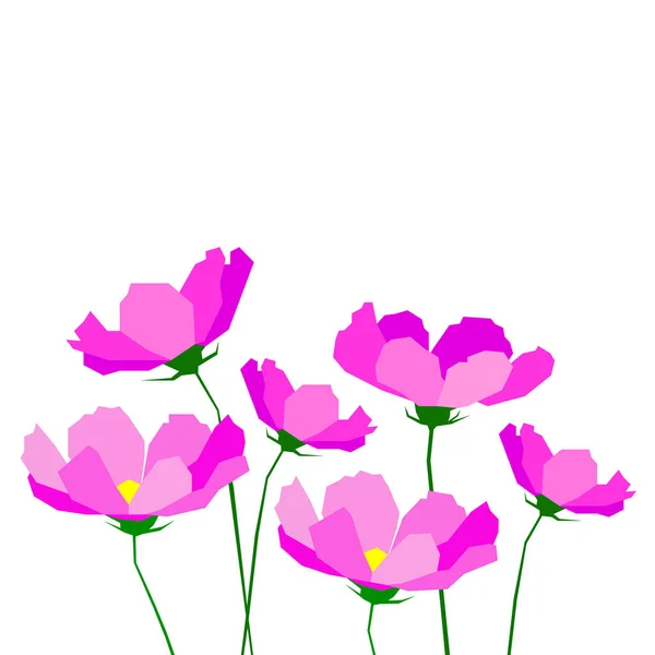 Καλοκαίρι διάνυσμα floral εικονογράφηση φύση λουλούδι άνοιξη — Διανυσματικό Αρχείο