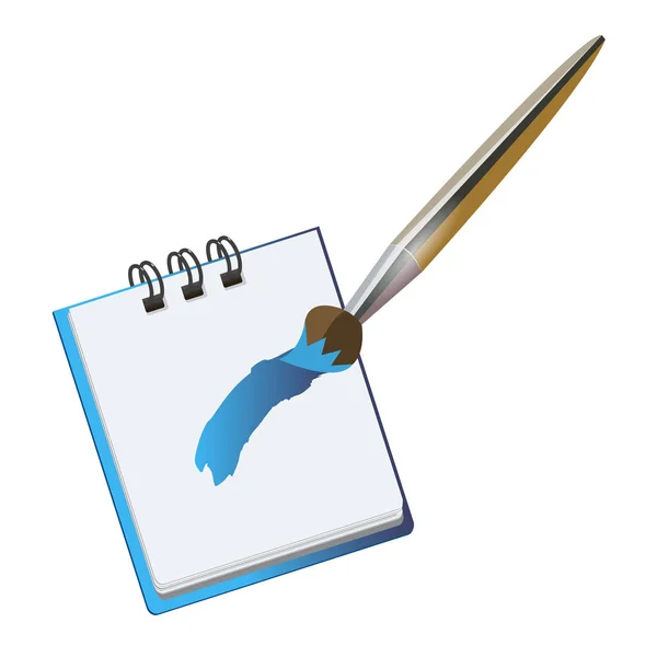 Vektor notebook office Poznámkový blok ikonu Poznámka — Stockový vektor