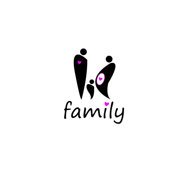 Vecteur famille icône personnes symbole concept — Image vectorielle