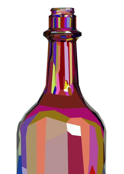 Sklenice na víno bílé design stíny kapalina — Stockový vektor
