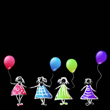 Balon vektör kutlama illüstrasyon dekorasyon helyum