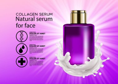 şampuan, vektör, ürün, güzellik, krem, hijyen, paket