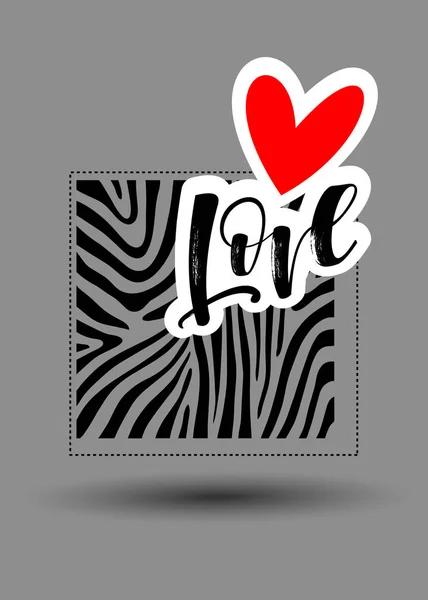 Hjärta vektor röd dag symbol element kärlek ikon design — Stockfoto