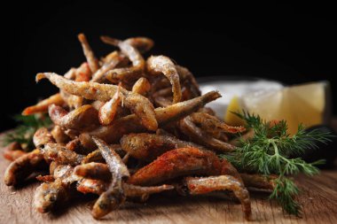 Kızarmış Hamsili balık