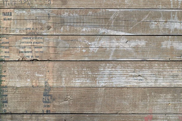 Textur aus altem Holz, Bretter mit Nagel, alte Farbe — Stockfoto