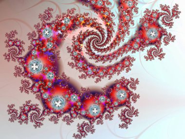 Renkli fraktal. Geçmişi. Duvar kağıdı. Soyut duvar kağıdı.