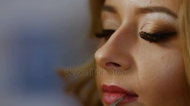 dudak dudak kozmetik studio Güzellik Salonu çekici esmer kadın doğum