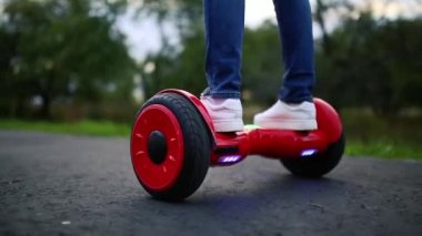 Kendini elektrik kaykay akıllı Dengeleme çift tekerlek yakın çekim